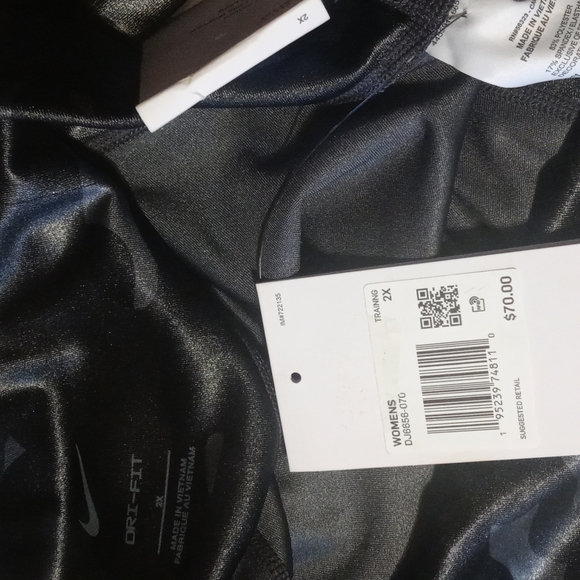 Grey Scale Army Fatigue Print Nike Leggings - Picture 3 of 5